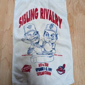 Vintage Cleveland Indians towel